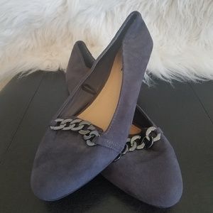 Forever 21 flats with metal chain
